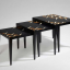 Gaston SUISSE (1896-1988) - Tables gigognes en laque noire, 1925.